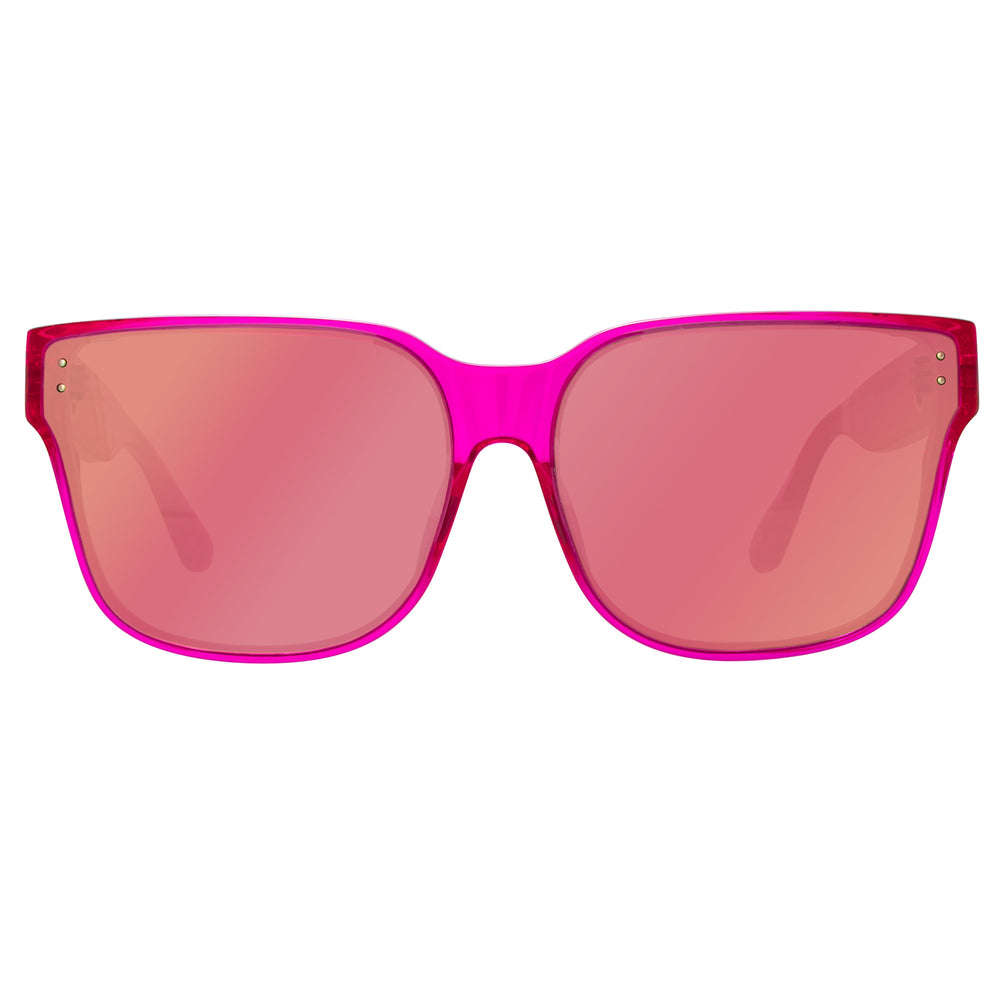 Occhiali da Sole Linda Farrow RUI LFL1467C2SUN Neon Pink