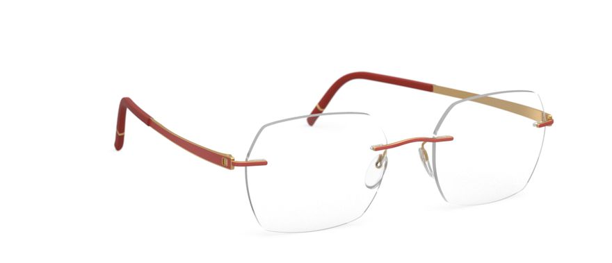 Occhiali Silhouette Eyewear Momentum 5529-HB-3020 Gold / Siena Red