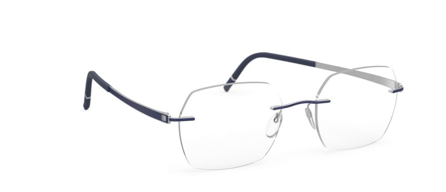 Occhiali Silhouette Eyewear Momentum 5529-HB-4510 Silver / Pacific Blue