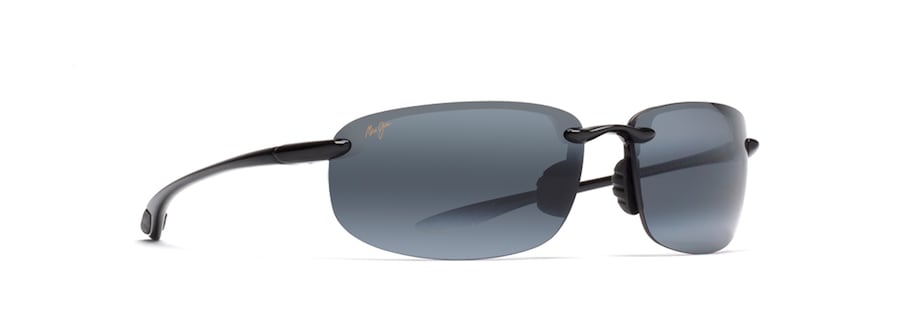 Occhiali da Sole Maui Jim HO'OKIPA 407-02 Nero lucido