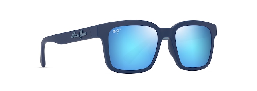 Occhiali da Sole Maui Jim ‘ŌPIOPIO ASIAN FIT B659-03 Blu scuro opaco