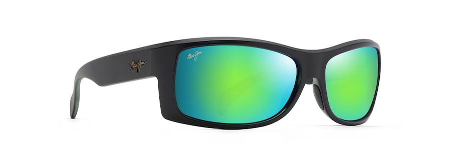 Occhiali da Sole Maui Jim EQUATOR GM848-15 Nero opaco con interno oliva