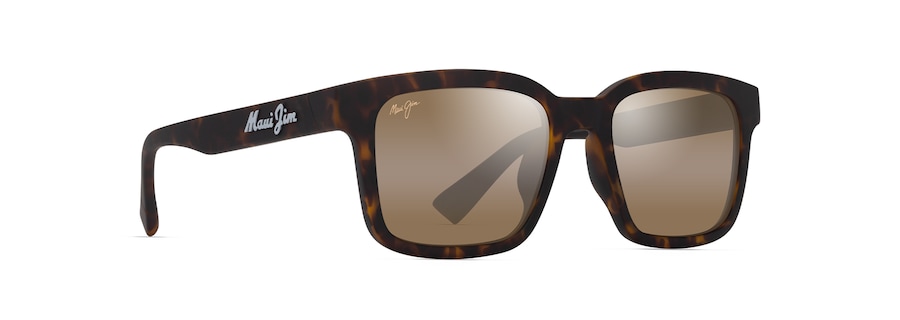 Occhiali da Sole Maui Jim ‘ŌPIOPIO ASIAN FIT H659-10 Avana scuro/Opaco