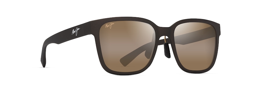 Occhiali da Sole Maui Jim PAULELE ASIAN FIT H660-01 Marrone opaco