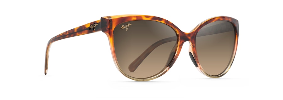 Occhiali da Sole Maui Jim 'OLU 'OLU HS537-10A Tartaruga con marrone chiaro