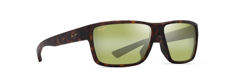 Occhiali da Sole Maui Jim UILA HT661-10B Avana scuro opaco con nero