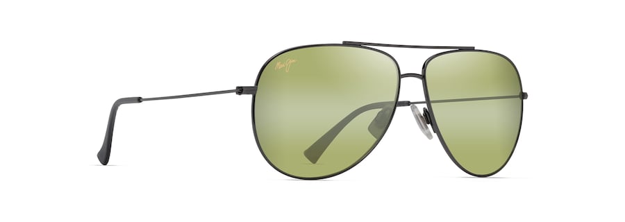 Occhiali da Sole Maui Jim HAU‘OLI XL HT674-17A Rutenio scuro lucido