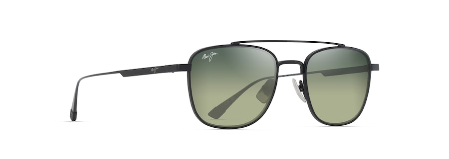 Occhiali da Sole Maui Jim KAHANA HTS640-02 Nero opaco