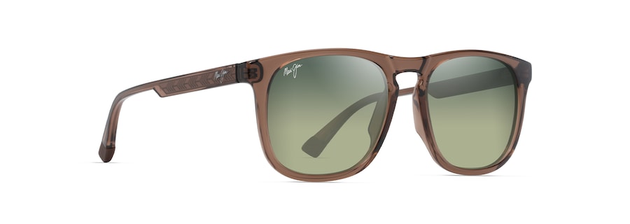 Occhiali da Sole Maui Jim KŪPA‘A HTS641-01 Marrone chiaro trasparente lucido