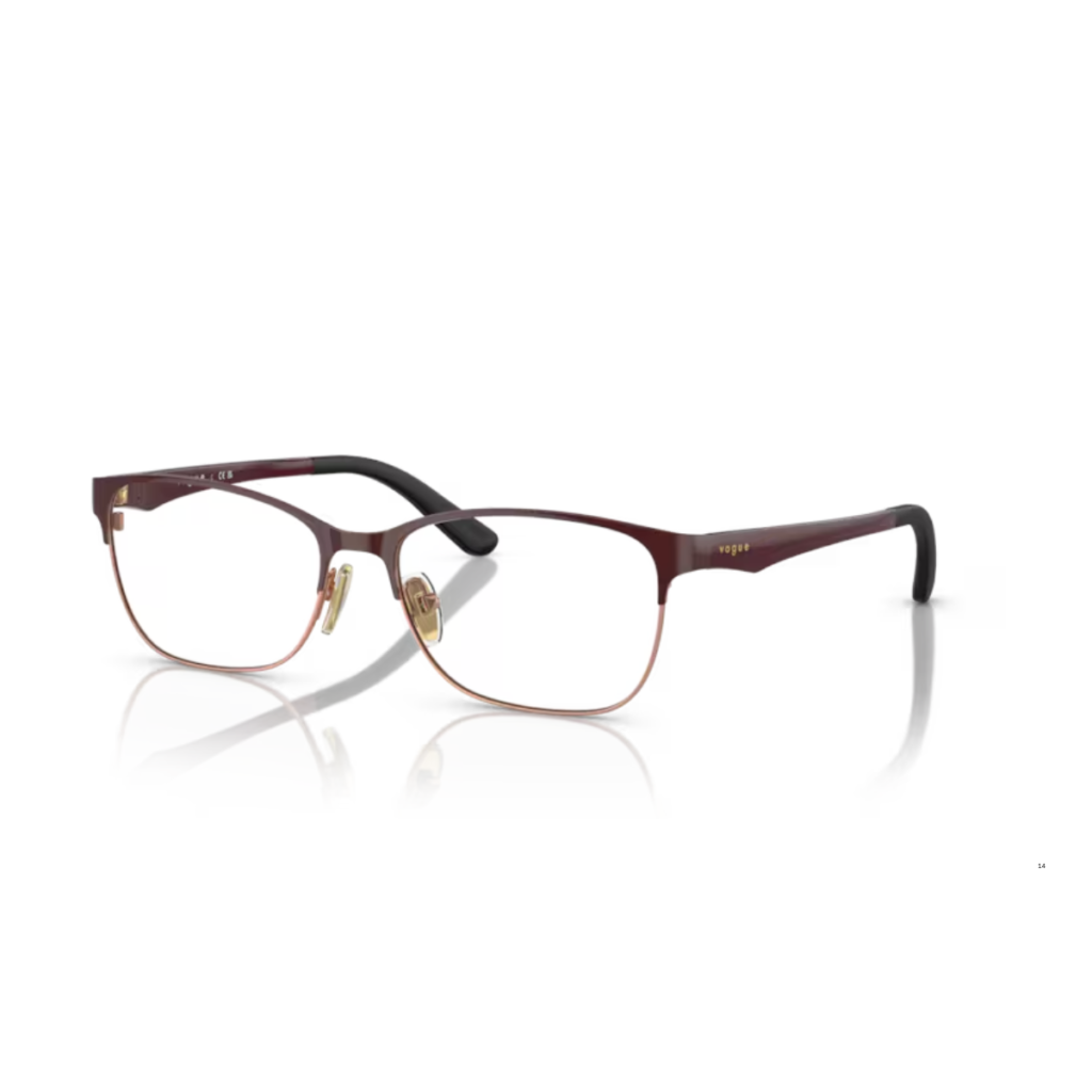 Occhiali Vogue Eyewear VO3940 5170 Top bordeaux/oro rosé