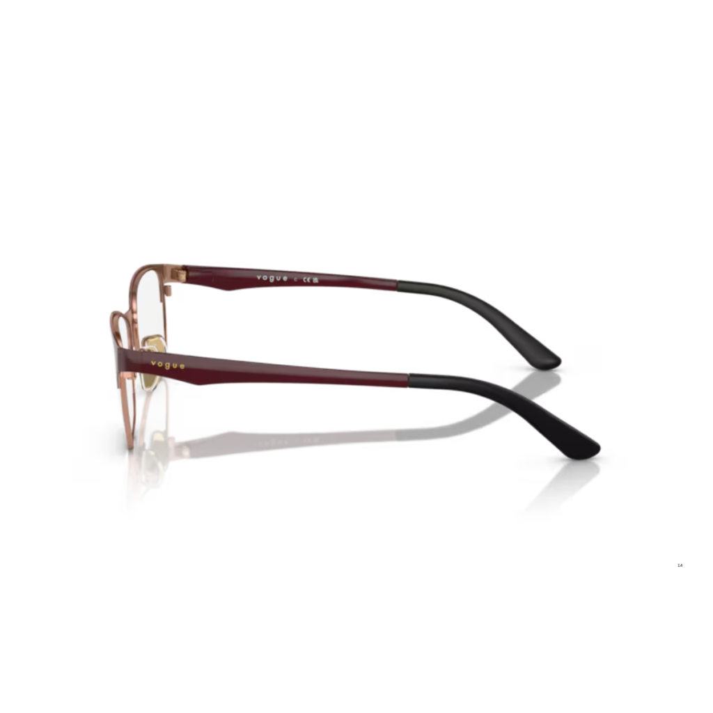 Occhiali Vogue Eyewear VO3940 5170 Top bordeaux/oro rosé