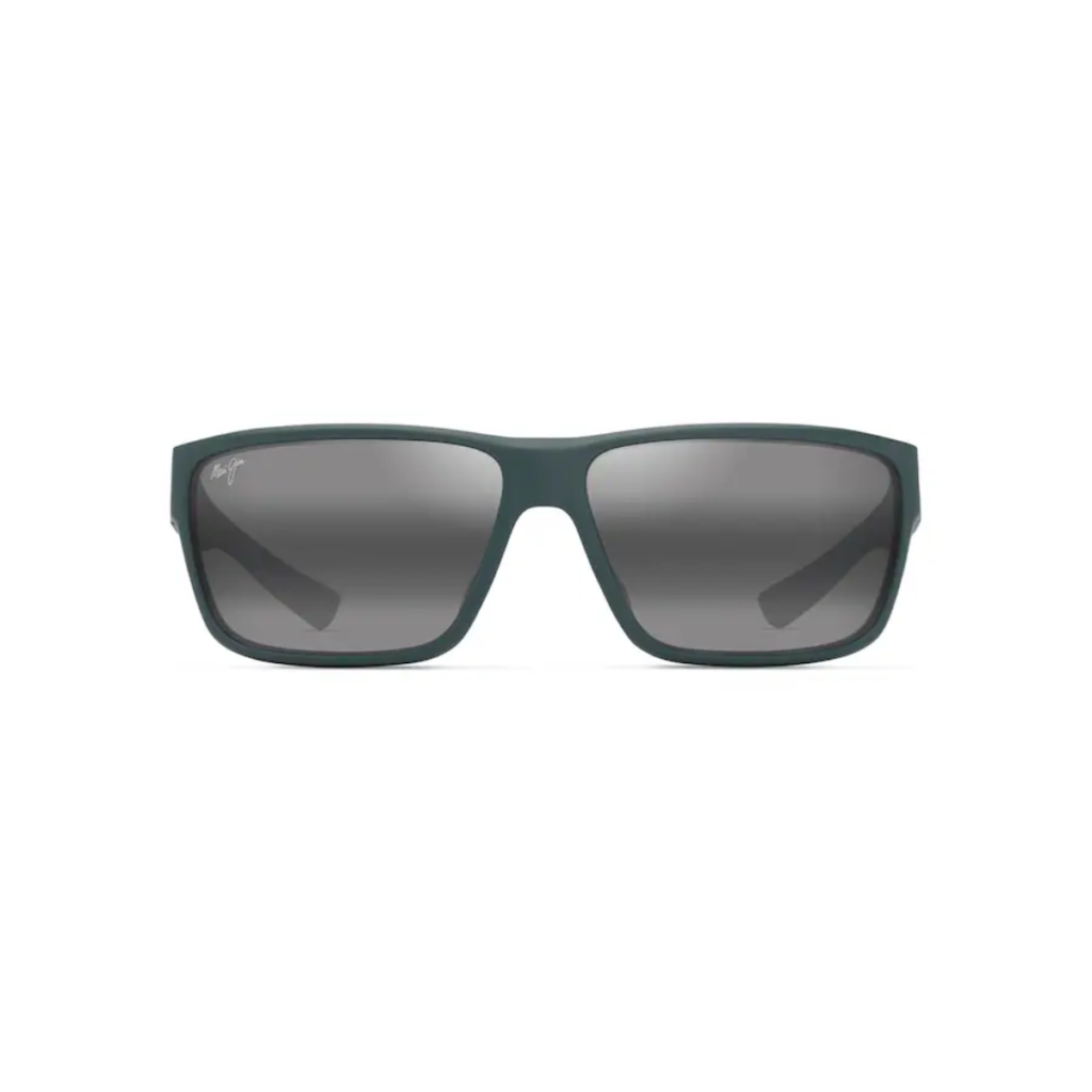 Occhiali da Sole Maui Jim UILA 661-15 Verde militare scuro opaco