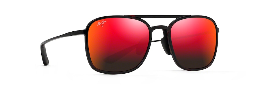 Occhiali da Sole Maui Jim KEOKEA RM447-04T Rosso / Nero tortora