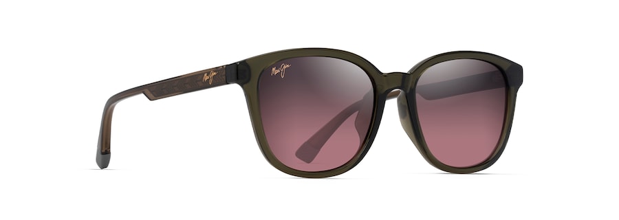 Occhiali da Sole Maui Jim KU‘IKAHI ASIAN FIT RS647-15 Verde trasparente lucido