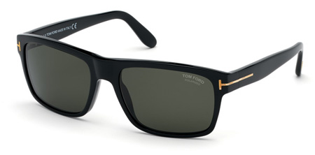 Occhiali da Sole Tom Ford AUGUST FT0678-01D-58 Nero Lucido