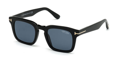 Occhiali da Sole Tom Ford DAX FT0751-01V-50 Nero Lucido