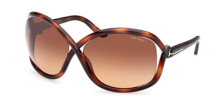 Occhiali da Sole Tom Ford BETTINA FT1068-52F-68 Avana Scura