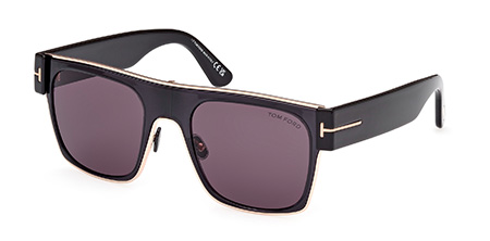 Occhiali da Sole Tom Ford EDWIN FT1073-01A-54 Nero Lucido