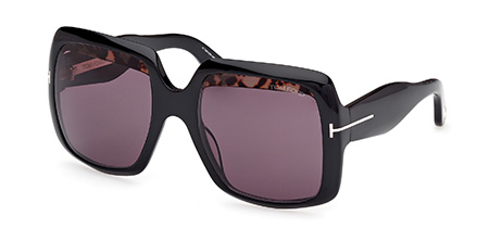 Occhiali da Sole Tom Ford AURORA FT1194-01A-55 Nero Lucido