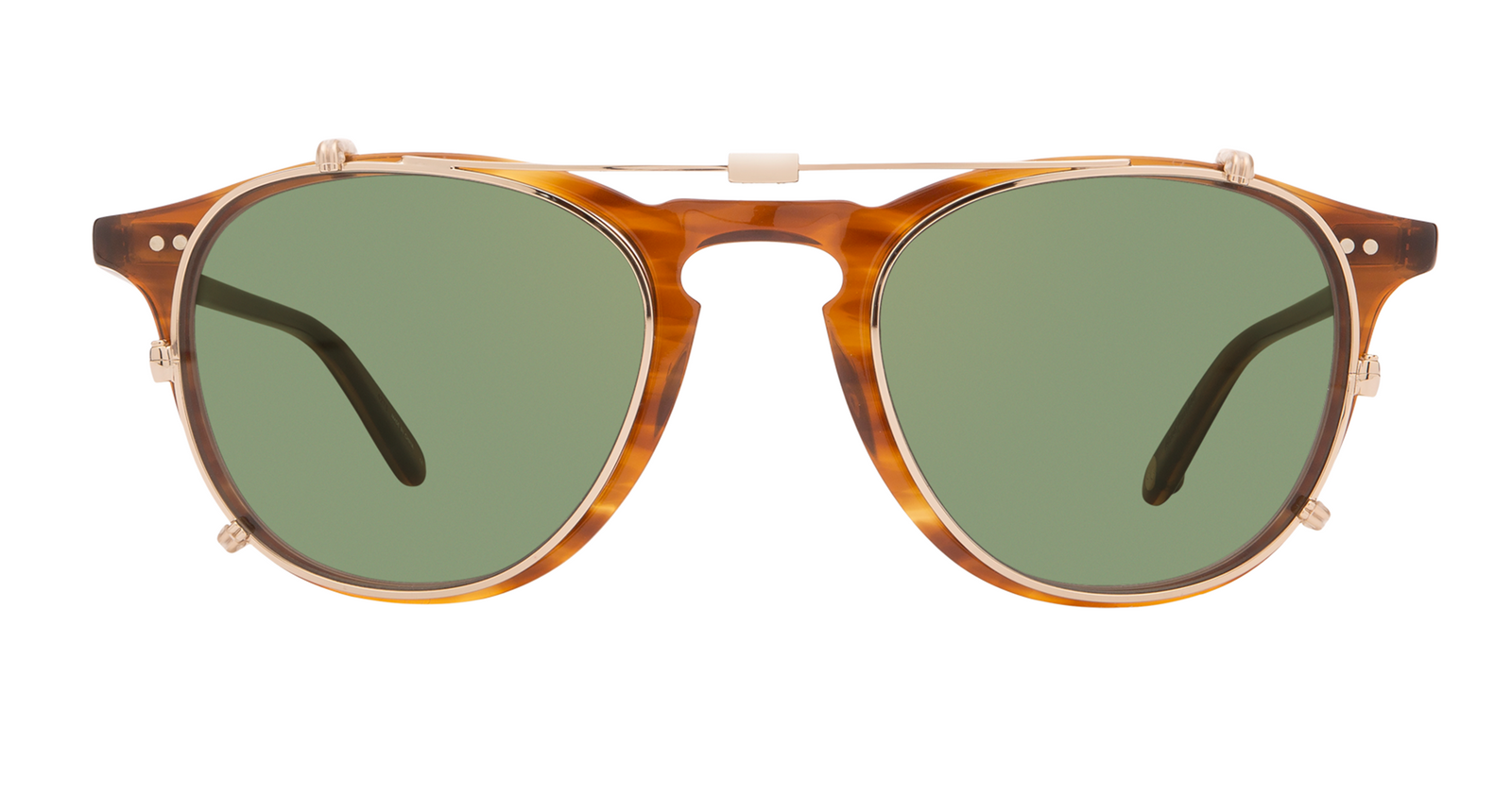 Garrett Leight HAMPTON CLIP M Gold/Green