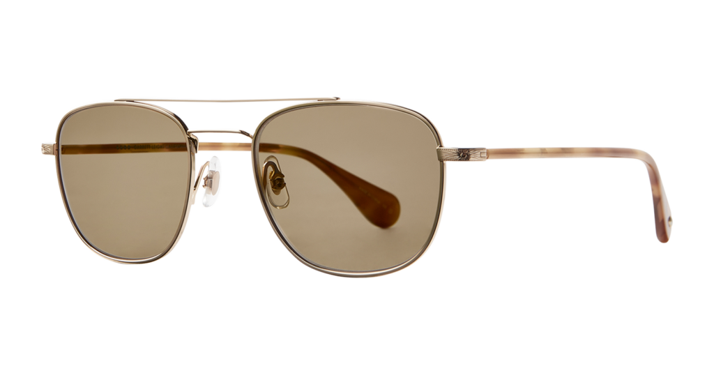 Occhiali da Sole Garrett Leight CLUBHOUSE II SUN Gold-Ember Tortoise/Clay